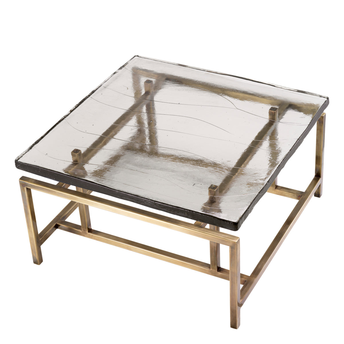 Handmade Glass Coffee Table Schlumberg | Eichholtz Miami