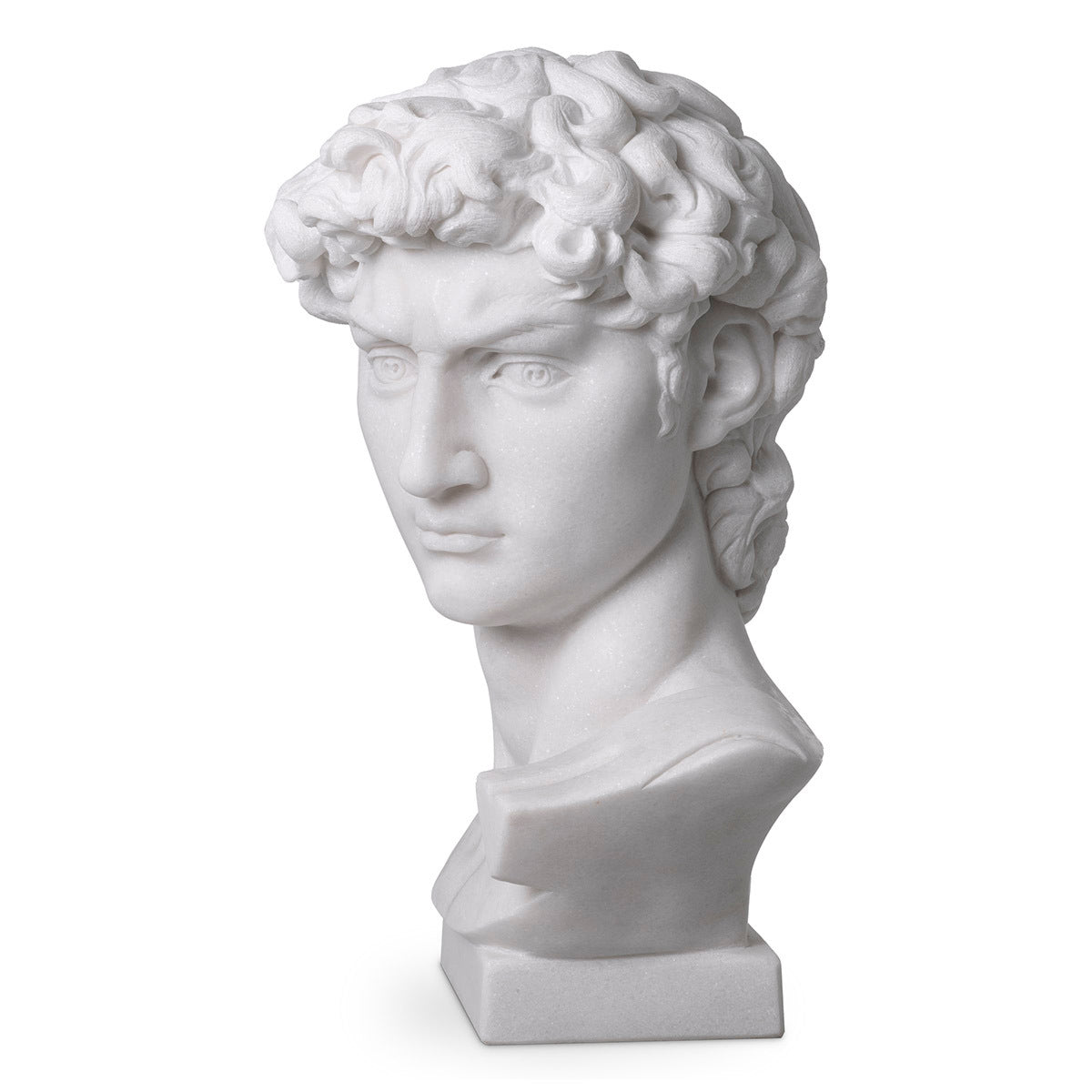 White Marble Head David | Eichholtz Miami