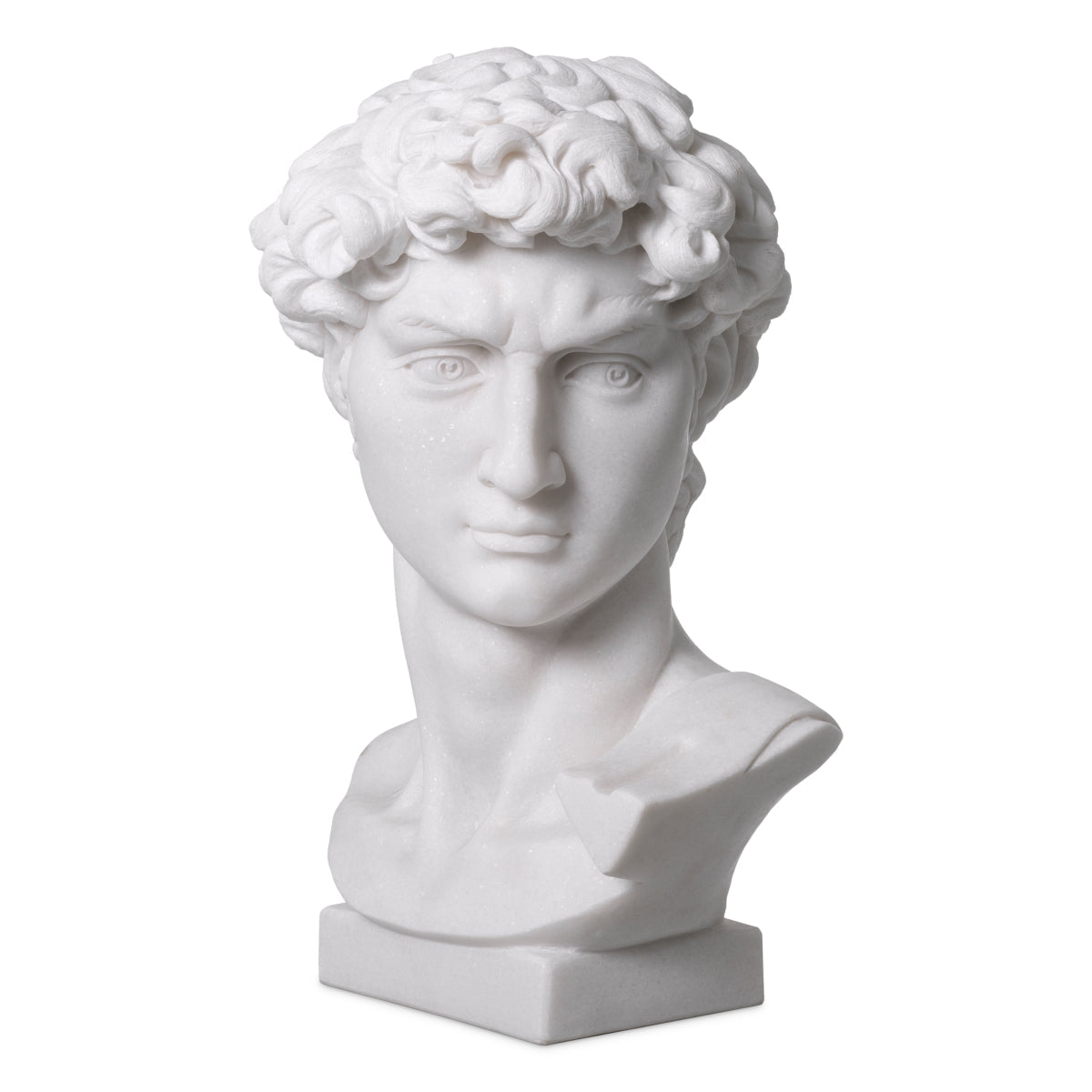 White Marble Head David | Eichholtz Miami