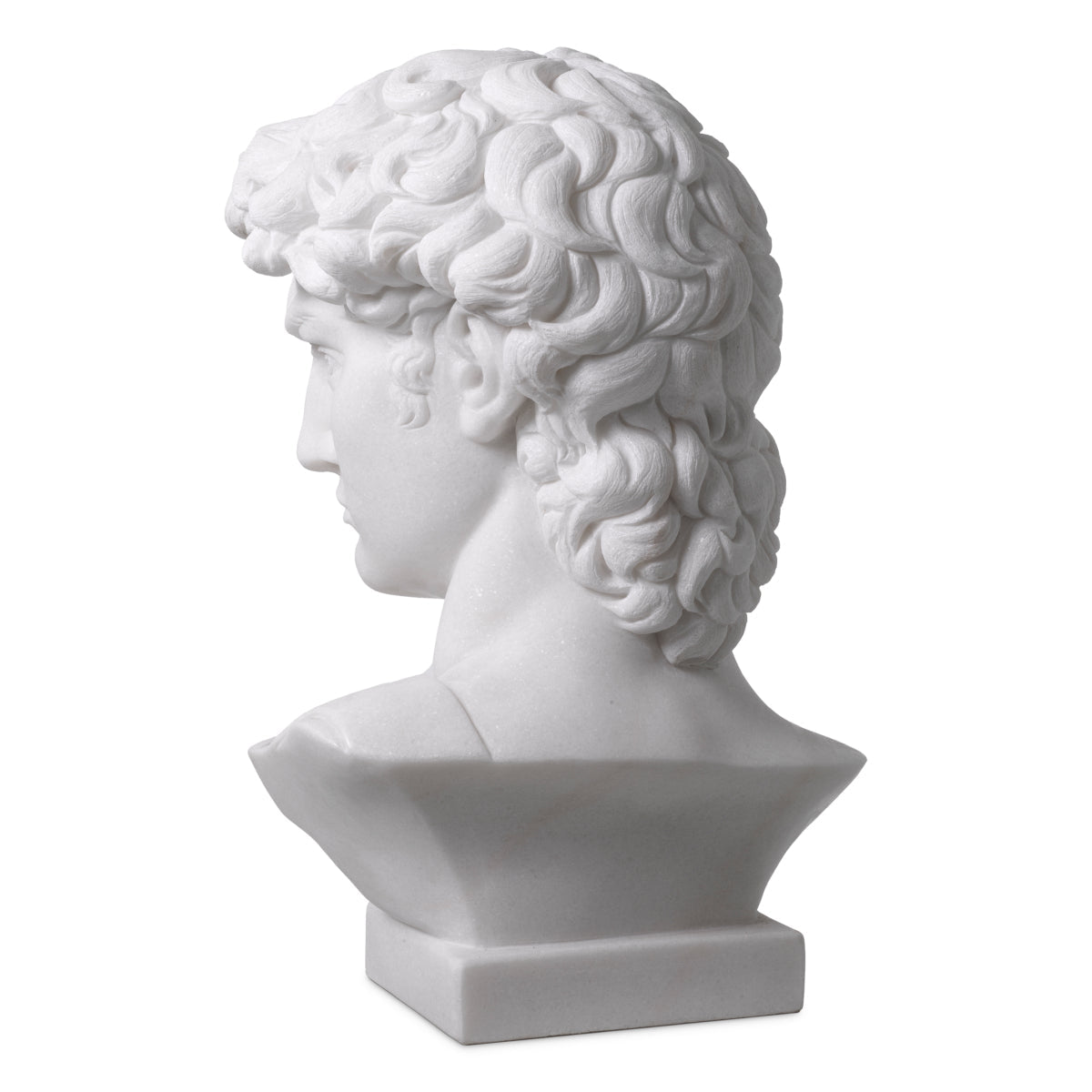 White Marble Head David | Eichholtz Miami