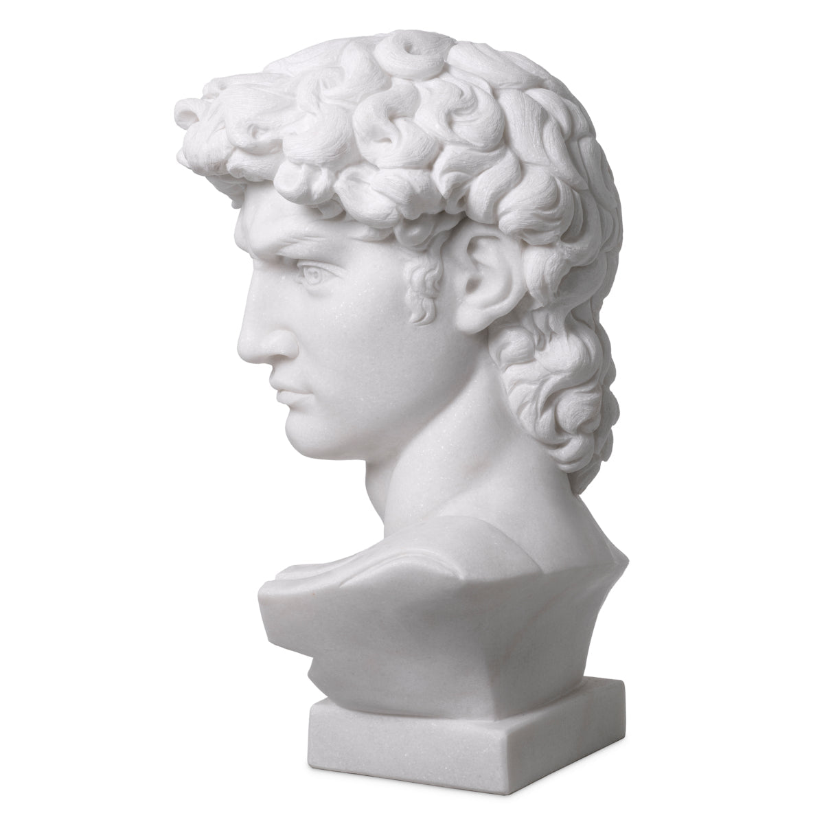 White Marble Head David | Eichholtz Miami