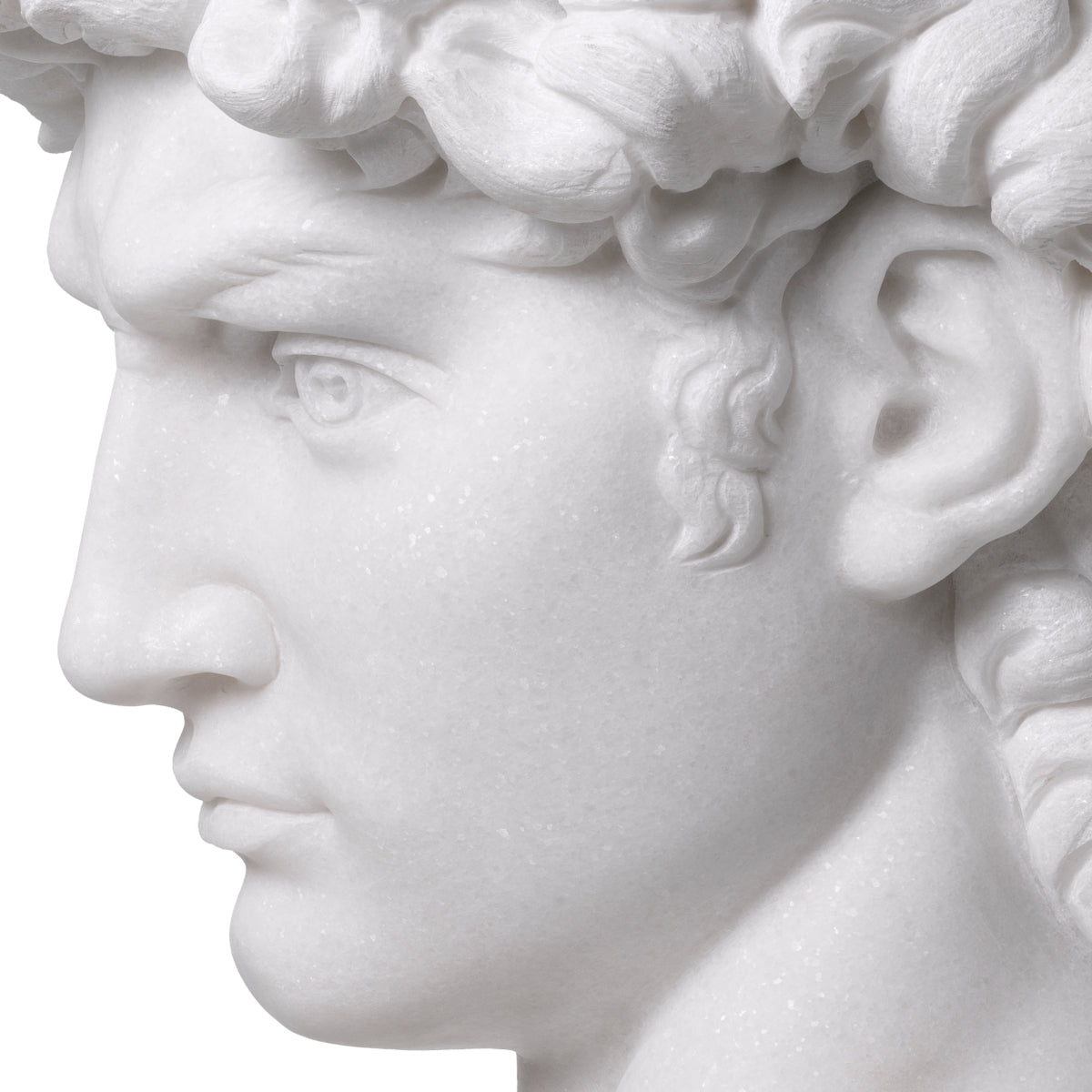 White Marble Head David | Eichholtz Miami