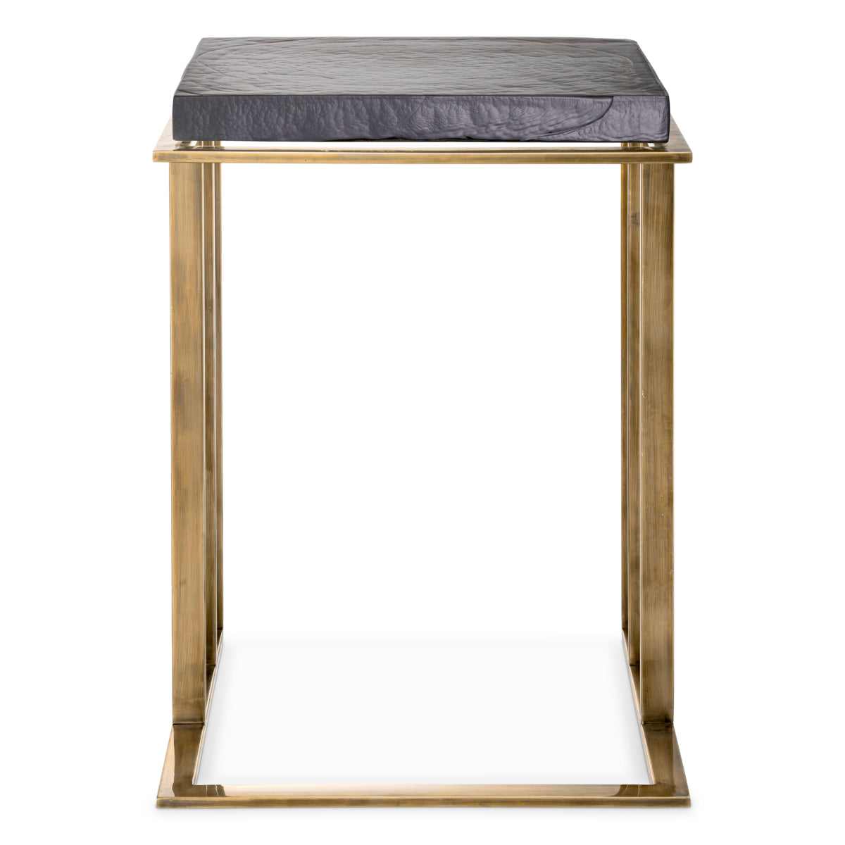 Brass Square Side Table Crescent | Eichholtz Miami