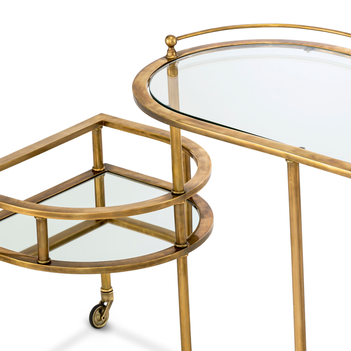 Vintage Brass Trolley Lavalle | Eichholtz Miami