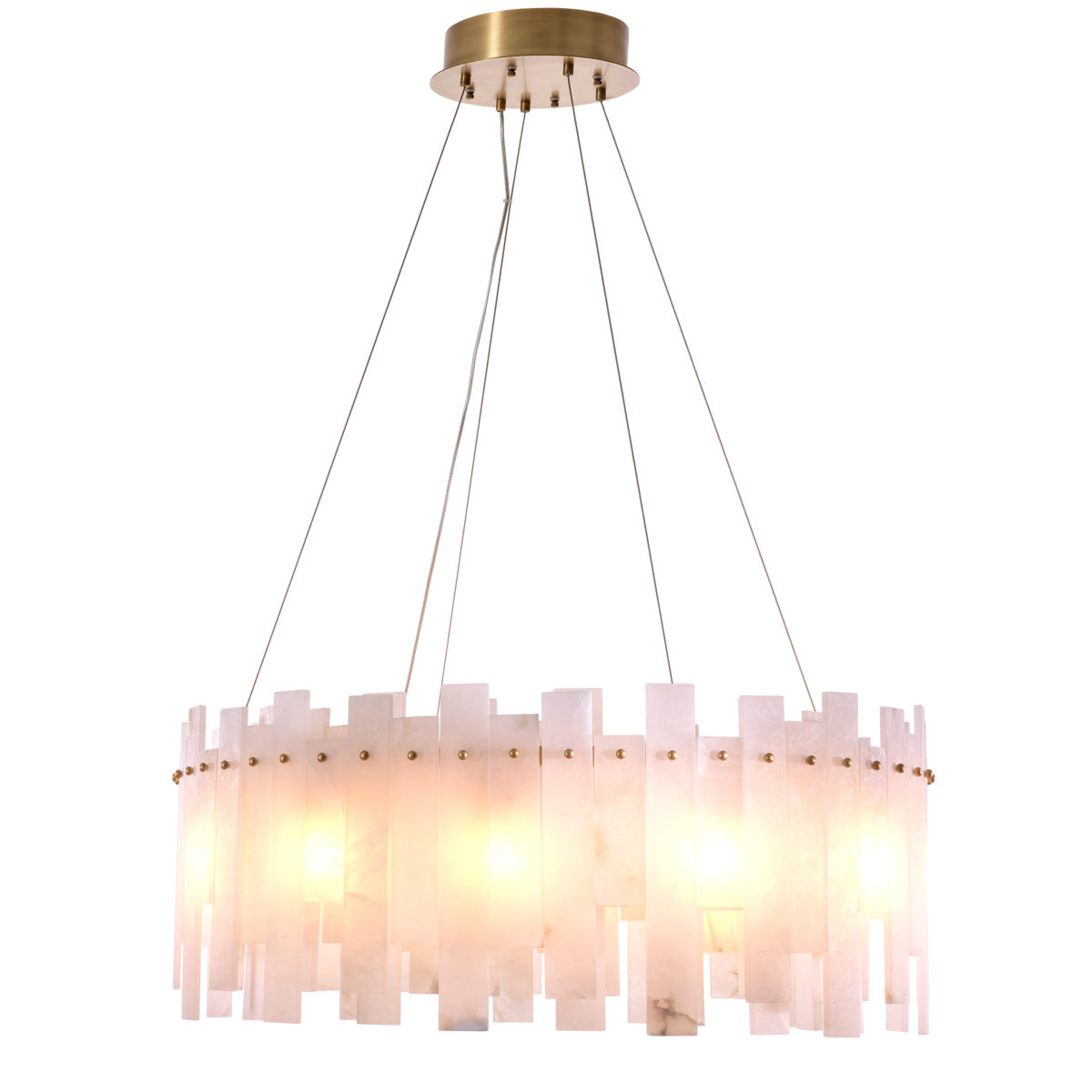 Alabaster Modern Chandelier Pizzorni | Eichholtz Miami