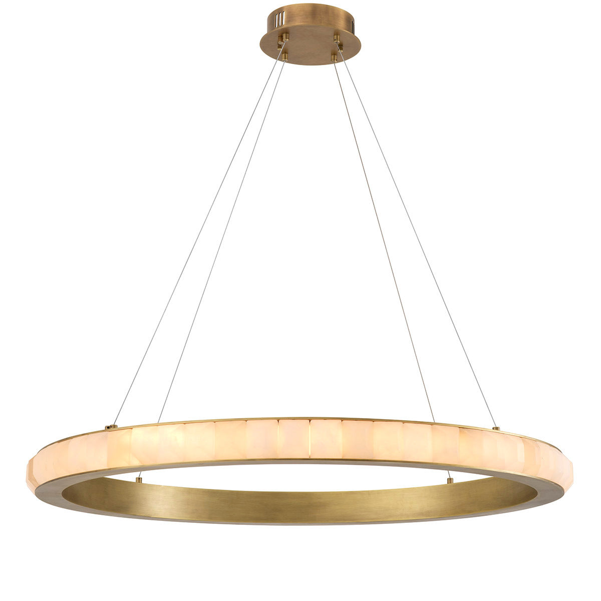 Alabaster Ring Chandelier Cabildo | Eichholtz Miami