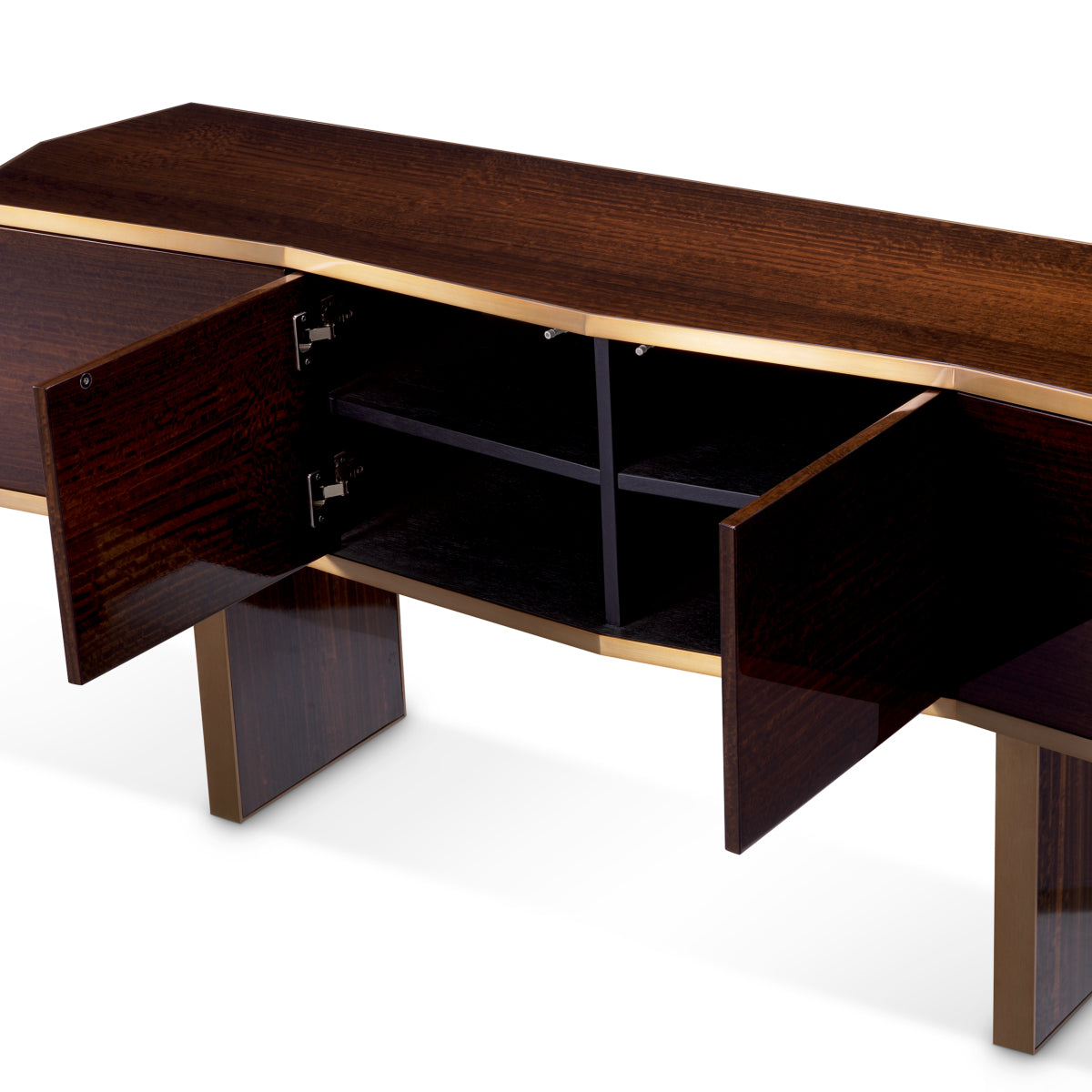 High-Gloss Wooden Dresser Xenon | Eichholtz Miami