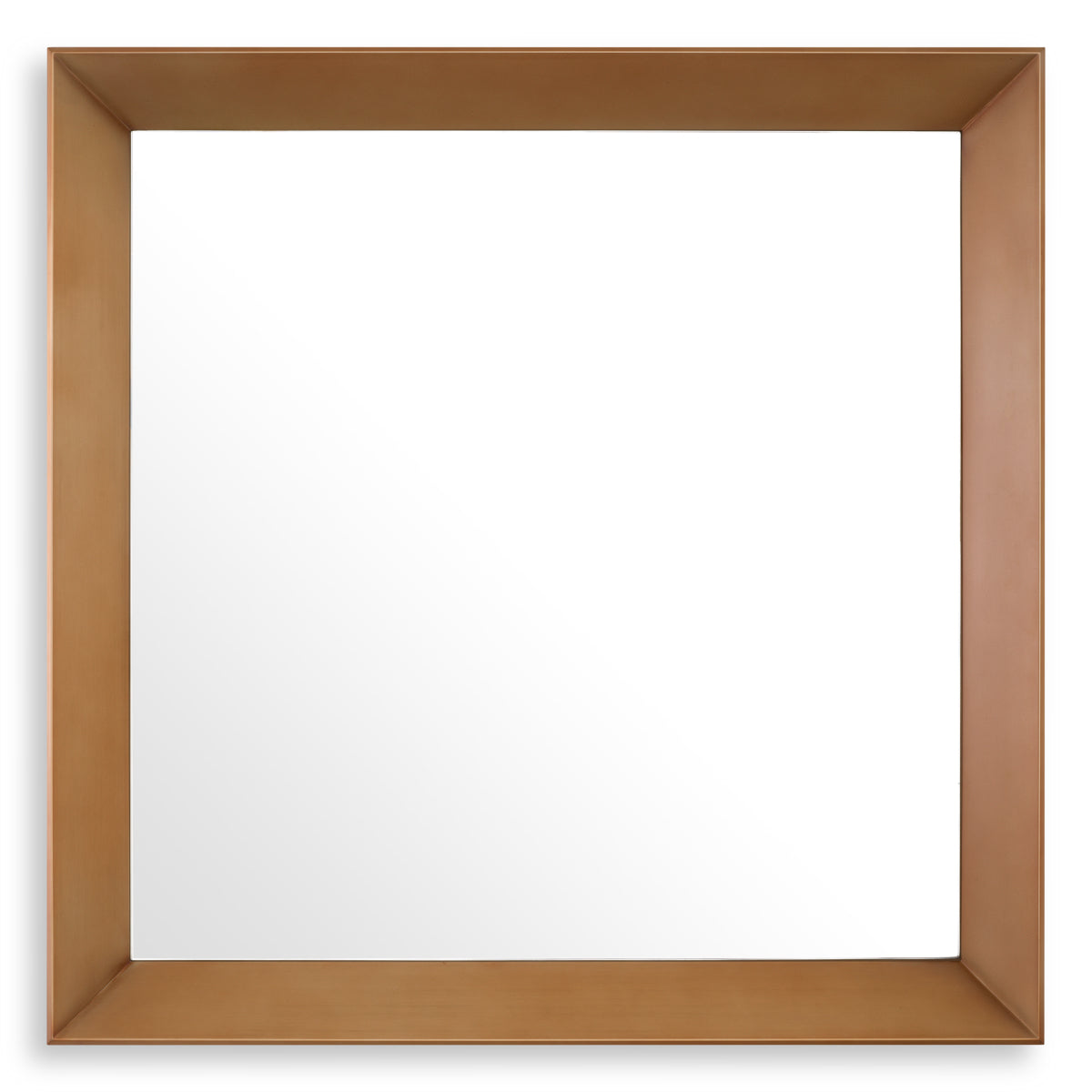 Square Brass Mirror Othello | Eichholtz Miami