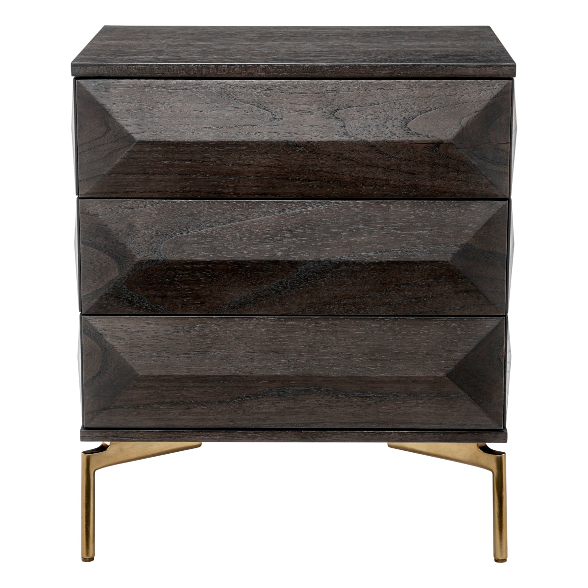 Oak Veneer Nightstand Denver | Eichholtz Miami