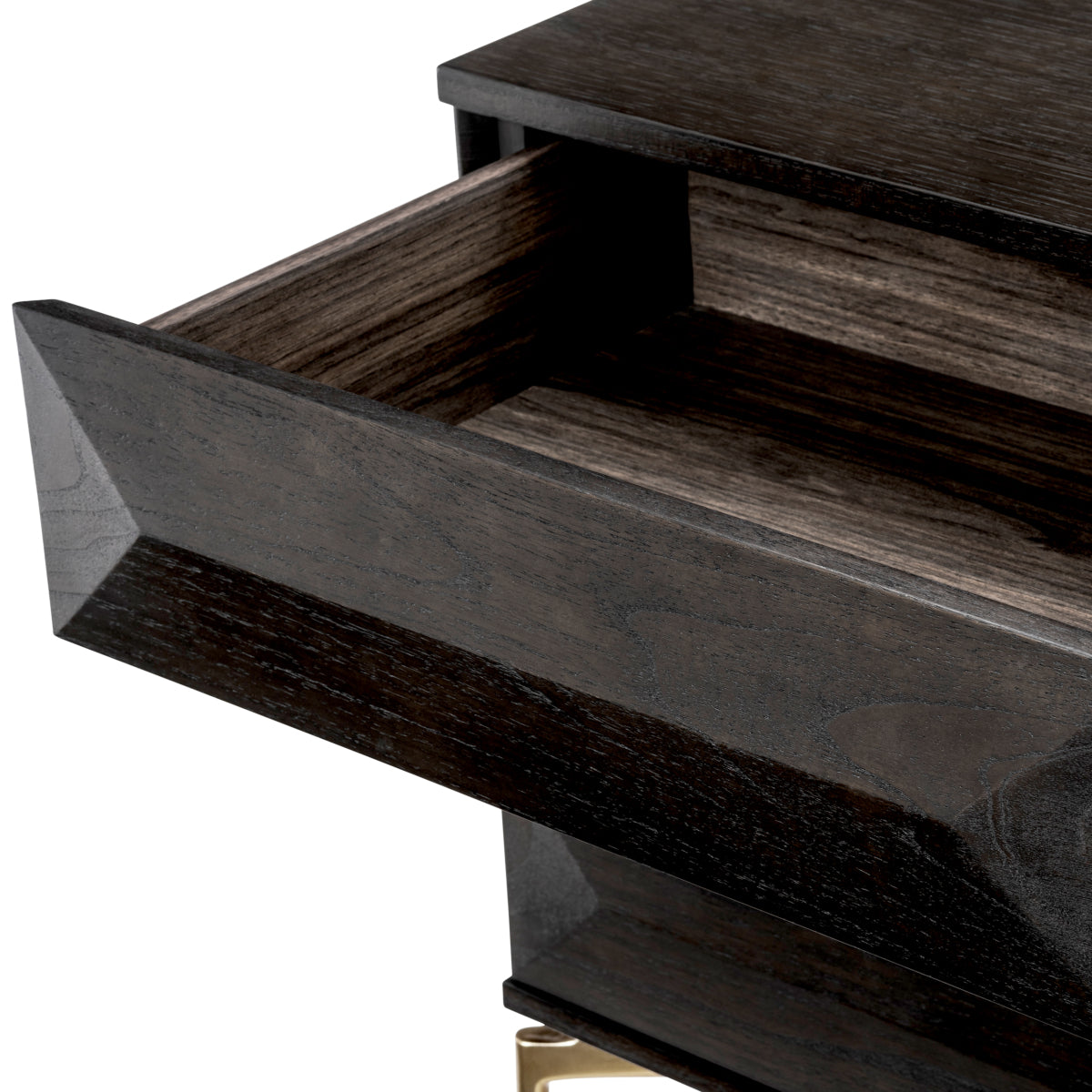 Oak Veneer Nightstand Denver | Eichholtz Miami
