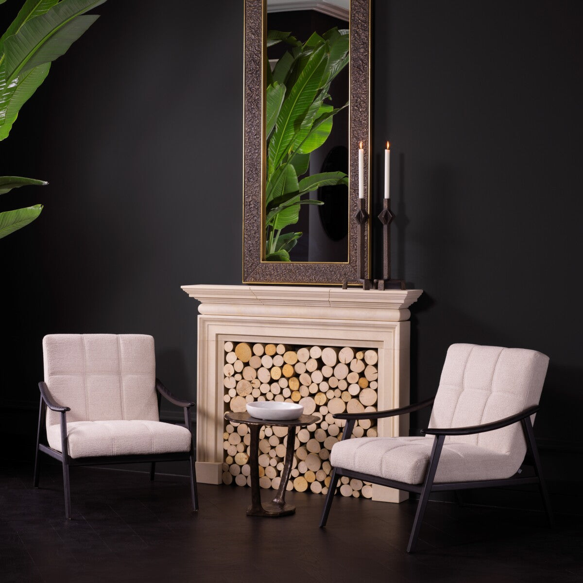 Bronze Framed Mirror Risto | Eichholtz Miami