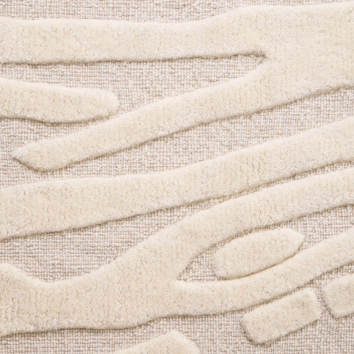 Hand-Tufted Cream Wool Carpet Zenon | Eichholtz Miami