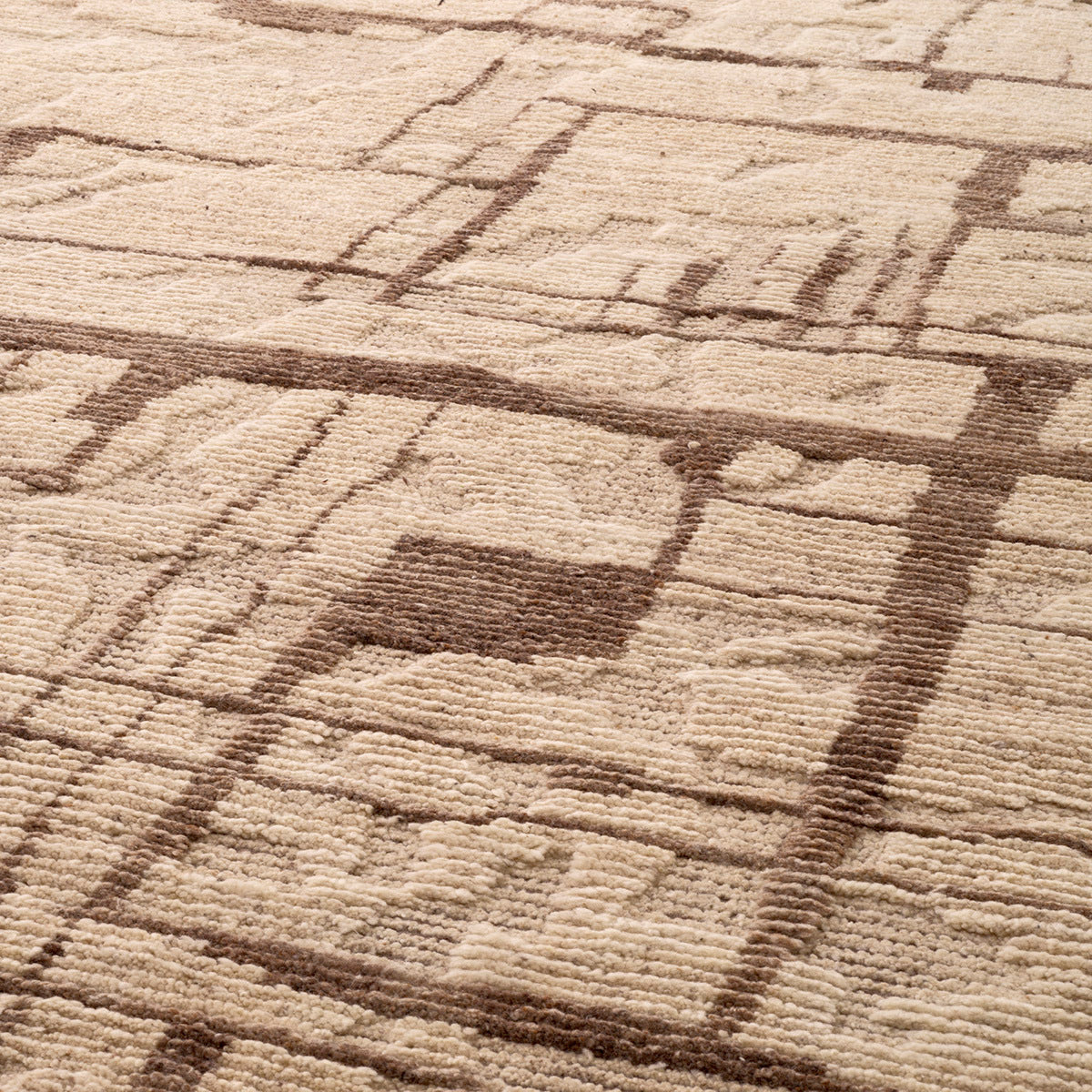 Brown Wool Carpet Limitless | Eichholtz Miami