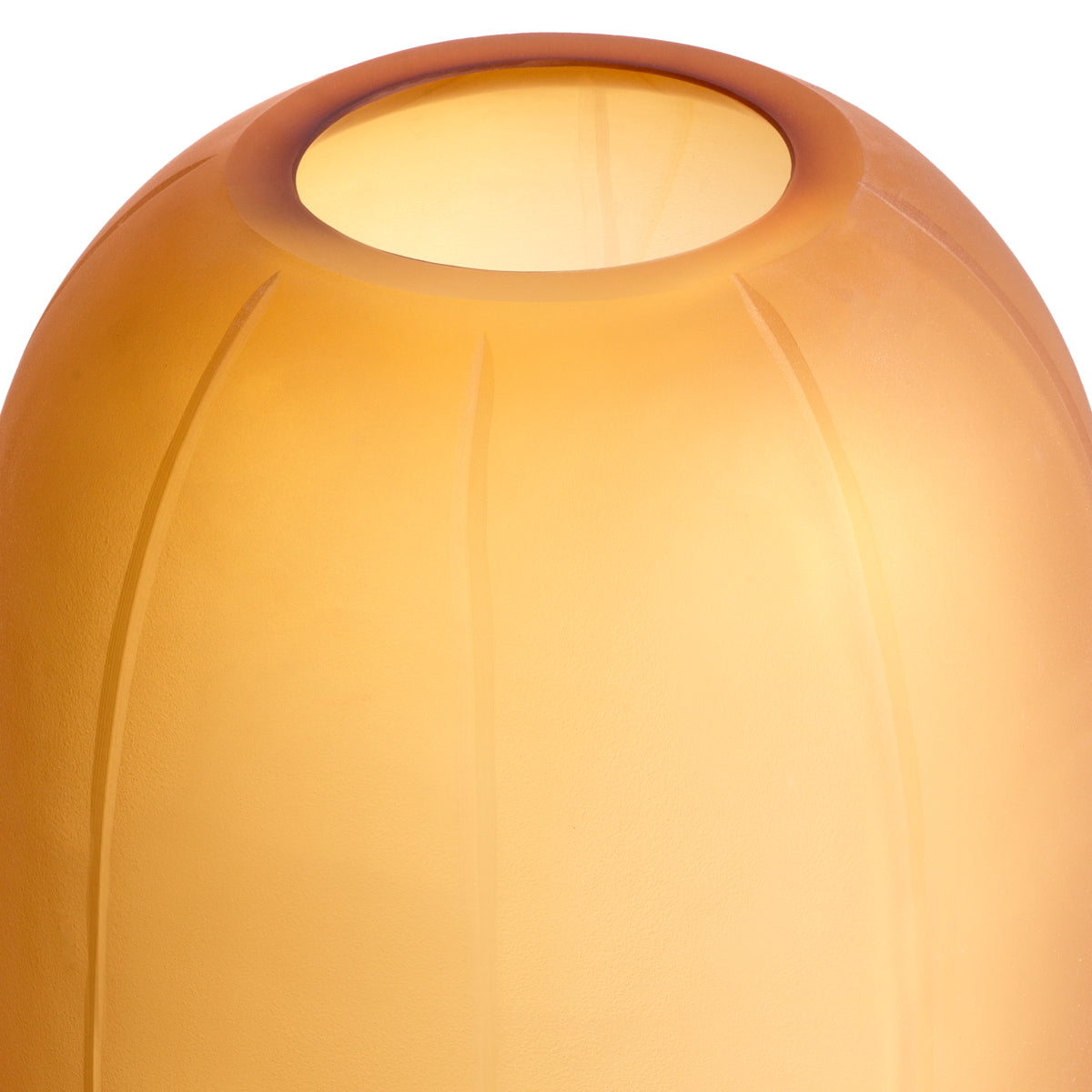 Amber Glass Bouquet Vase Zenna | Eichholtz Miami