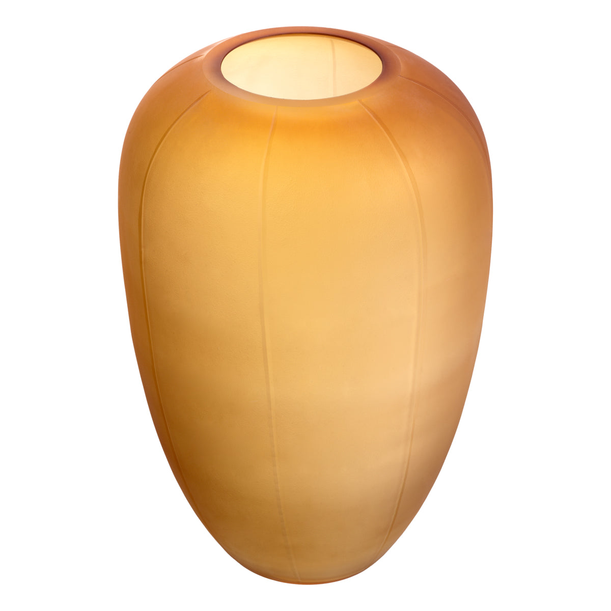 Amber Glass Bouquet Vase Zenna | Eichholtz Miami