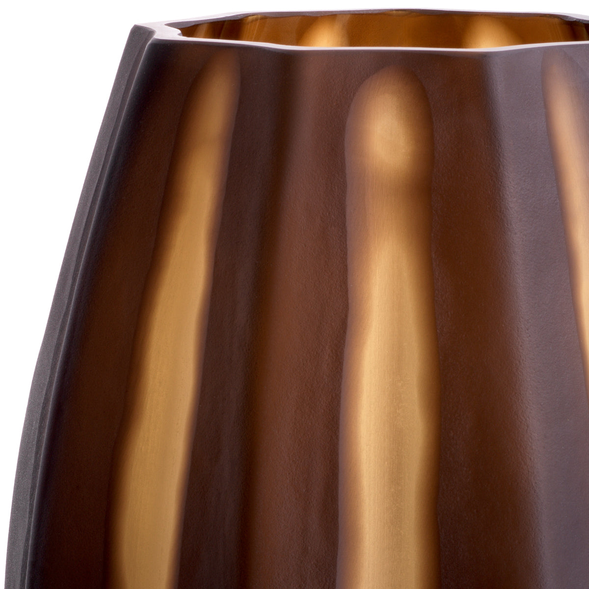 Narrow Glass Vase S Tiara | Eichholtz Miami