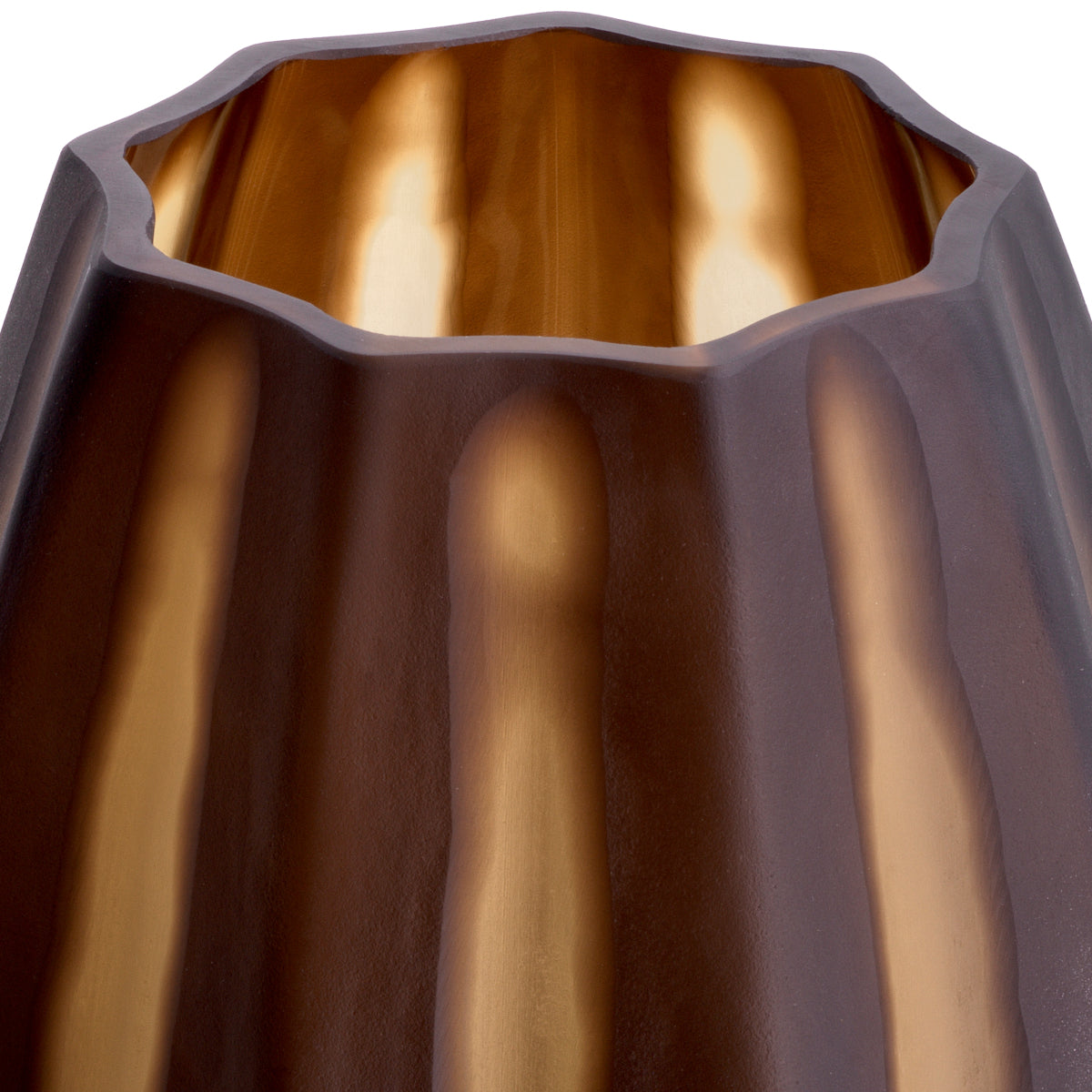 Narrow Glass Vase S Tiara | Eichholtz Miami
