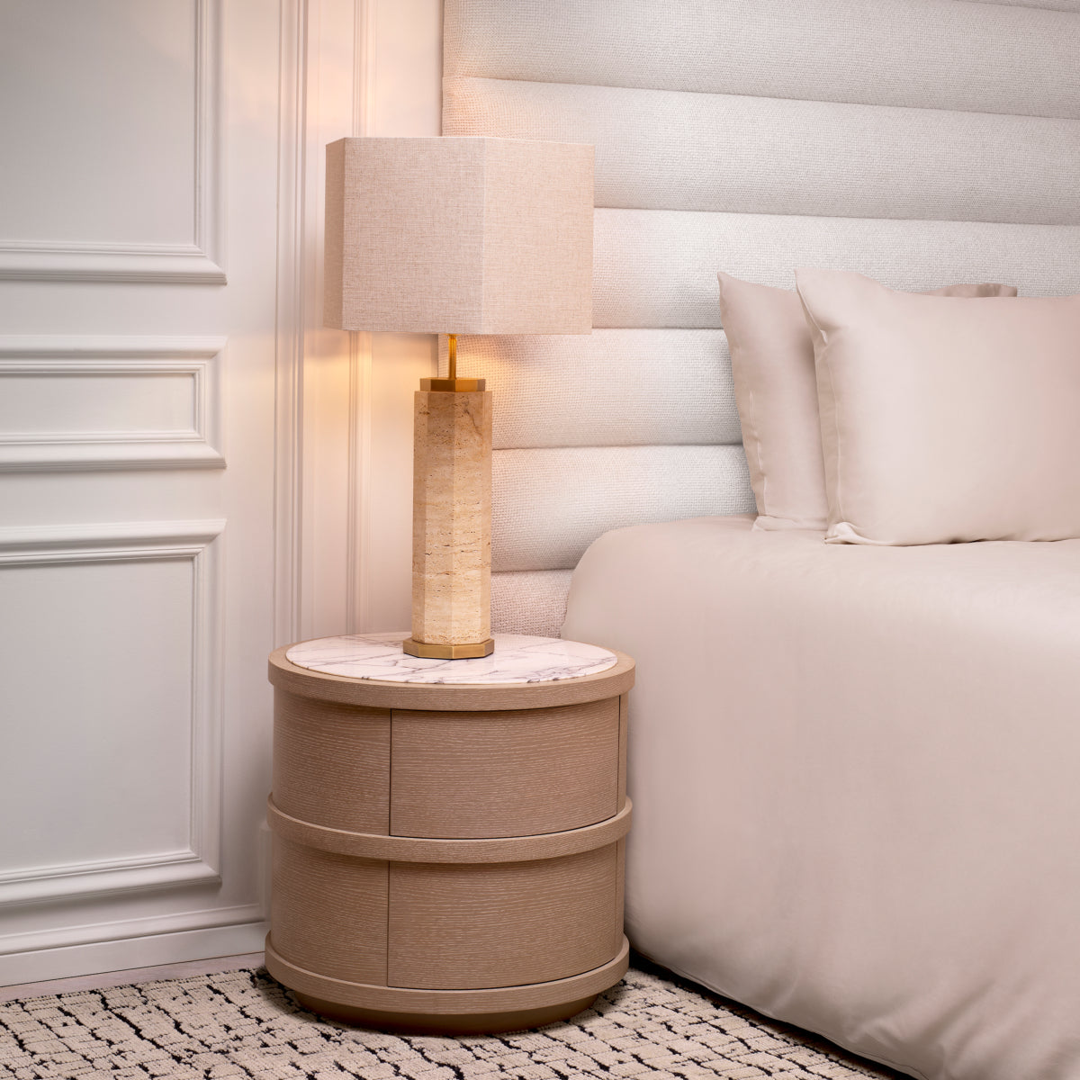 Washed Oak Nightstand Cabana | Eichholtz Miami