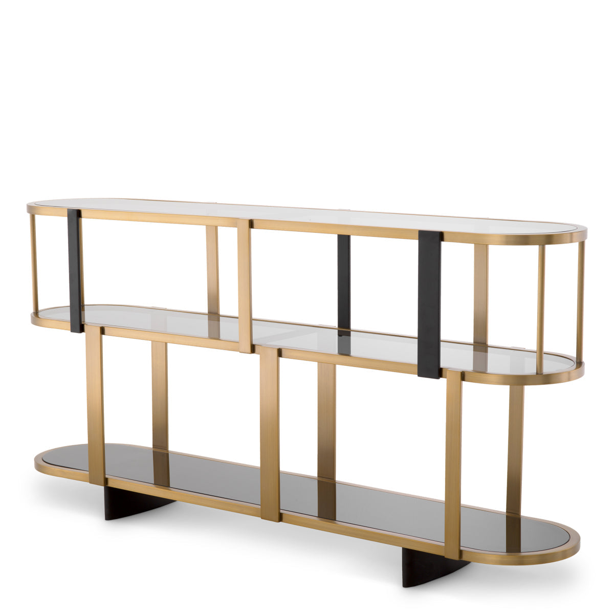 Antique Brass Low Cabinet Clio | Eichholtz Miami