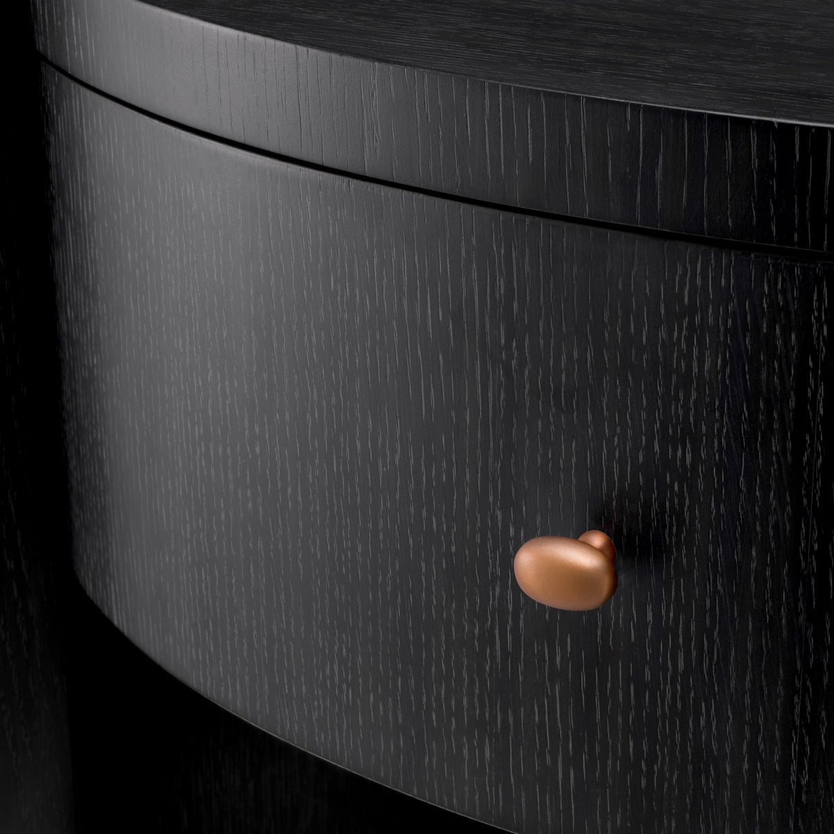 Oval Oak Nightstand Rosemberg | Eichholtz Miami