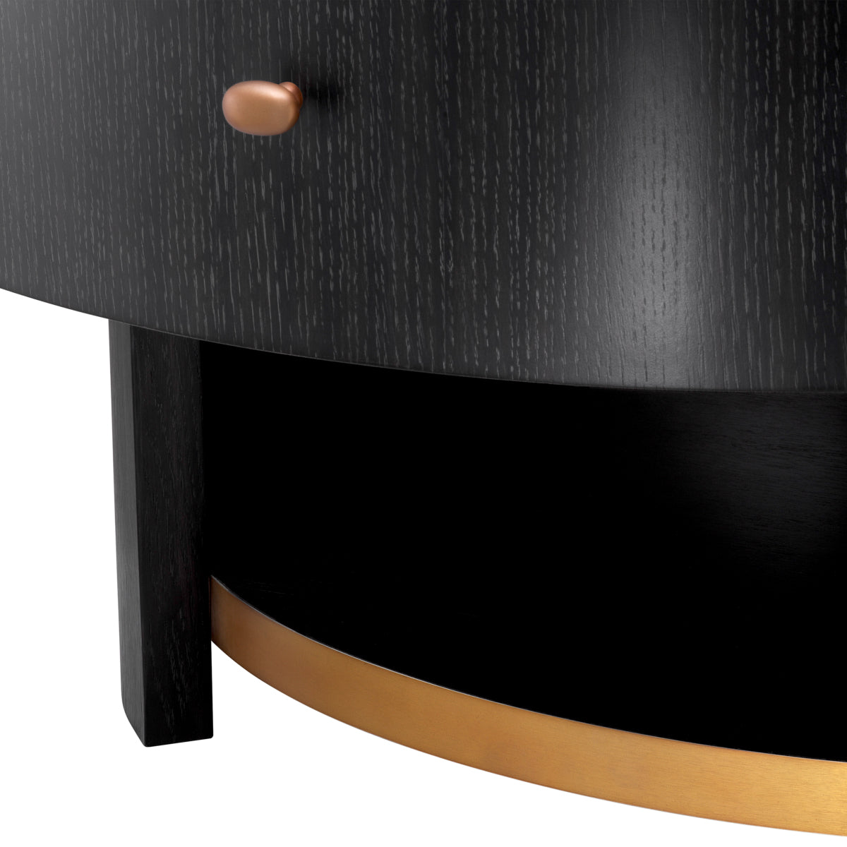 Oval Oak Nightstand Rosemberg | Eichholtz Miami