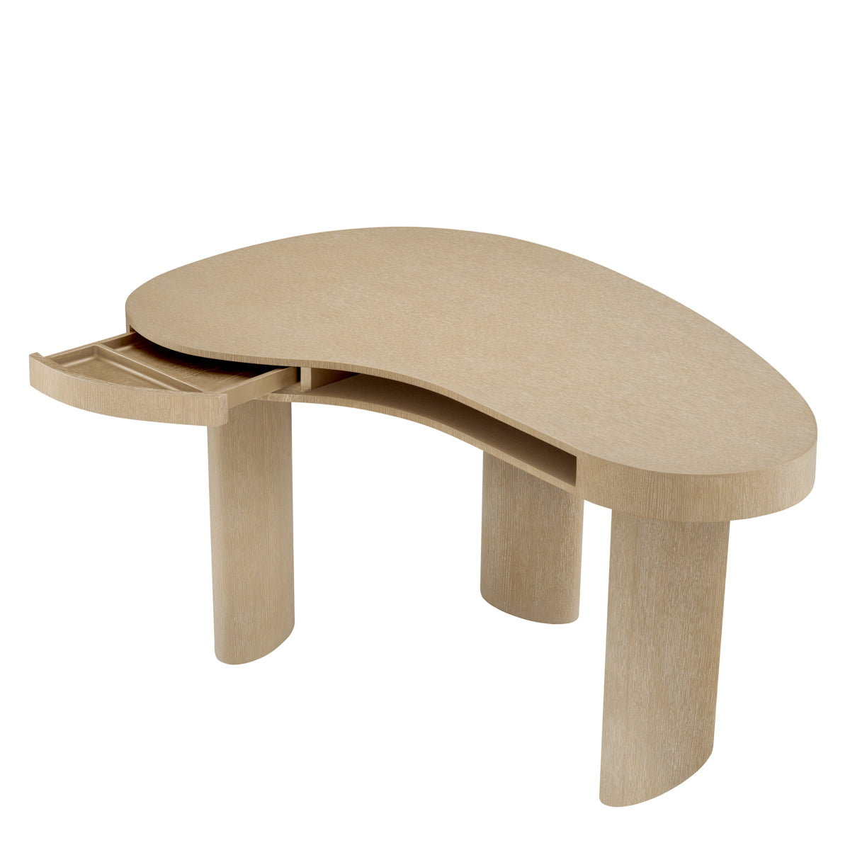 Free-Form Oak Desk Vence | Eichholtz Miami