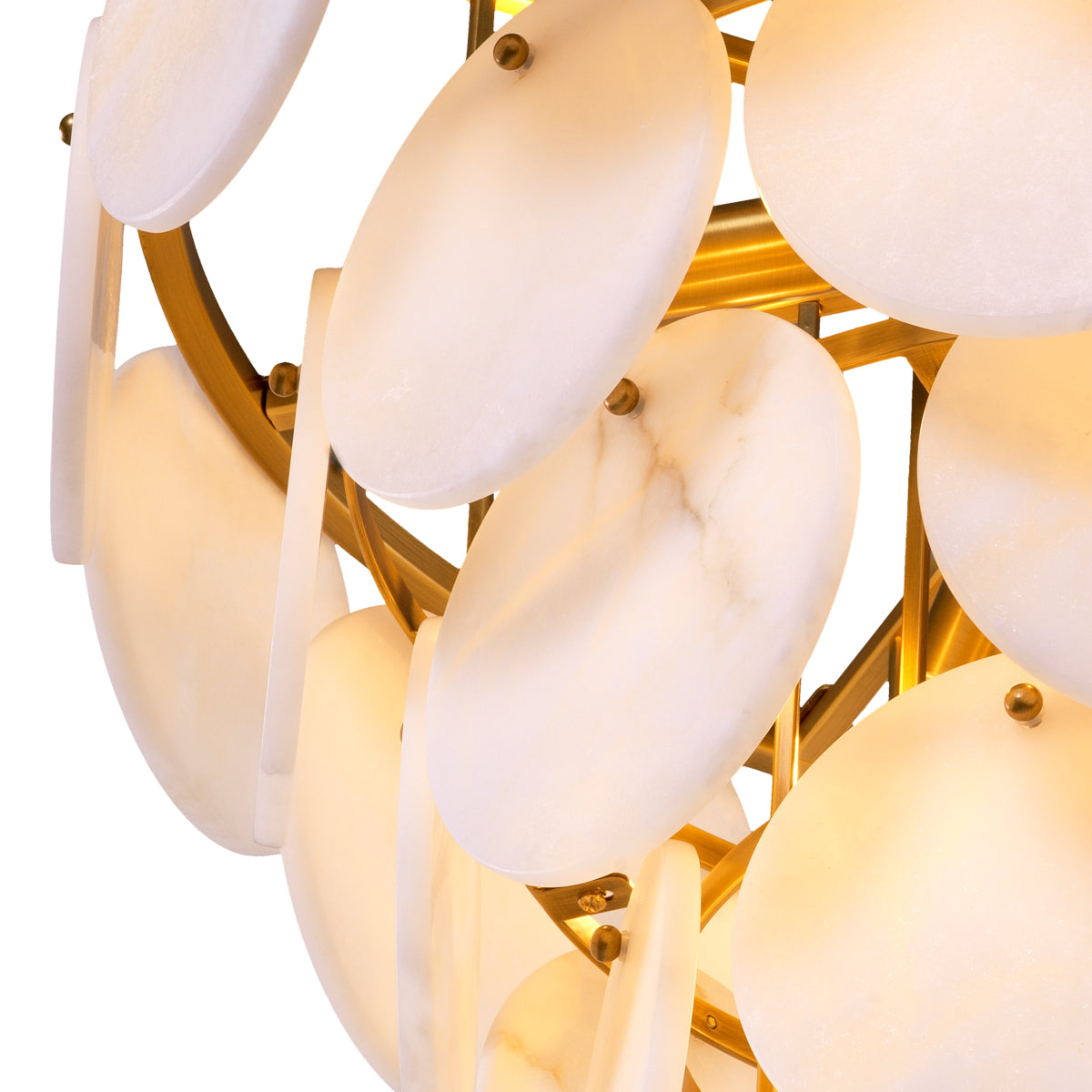 Tiered Alabaster Chandelier Clementina | Eichholtz Miami
