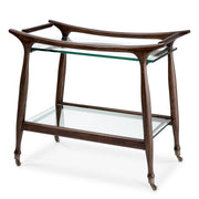 Brown Wooden Trolley Manzo | Eichholtz Miami