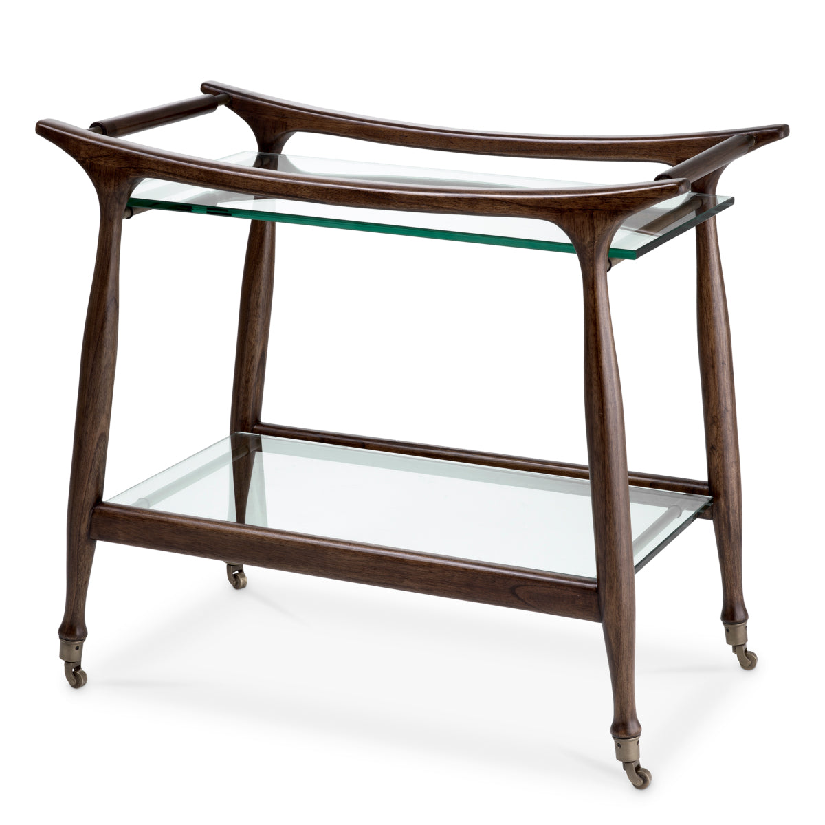 Brown Wooden Trolley Manzo | Eichholtz Miami