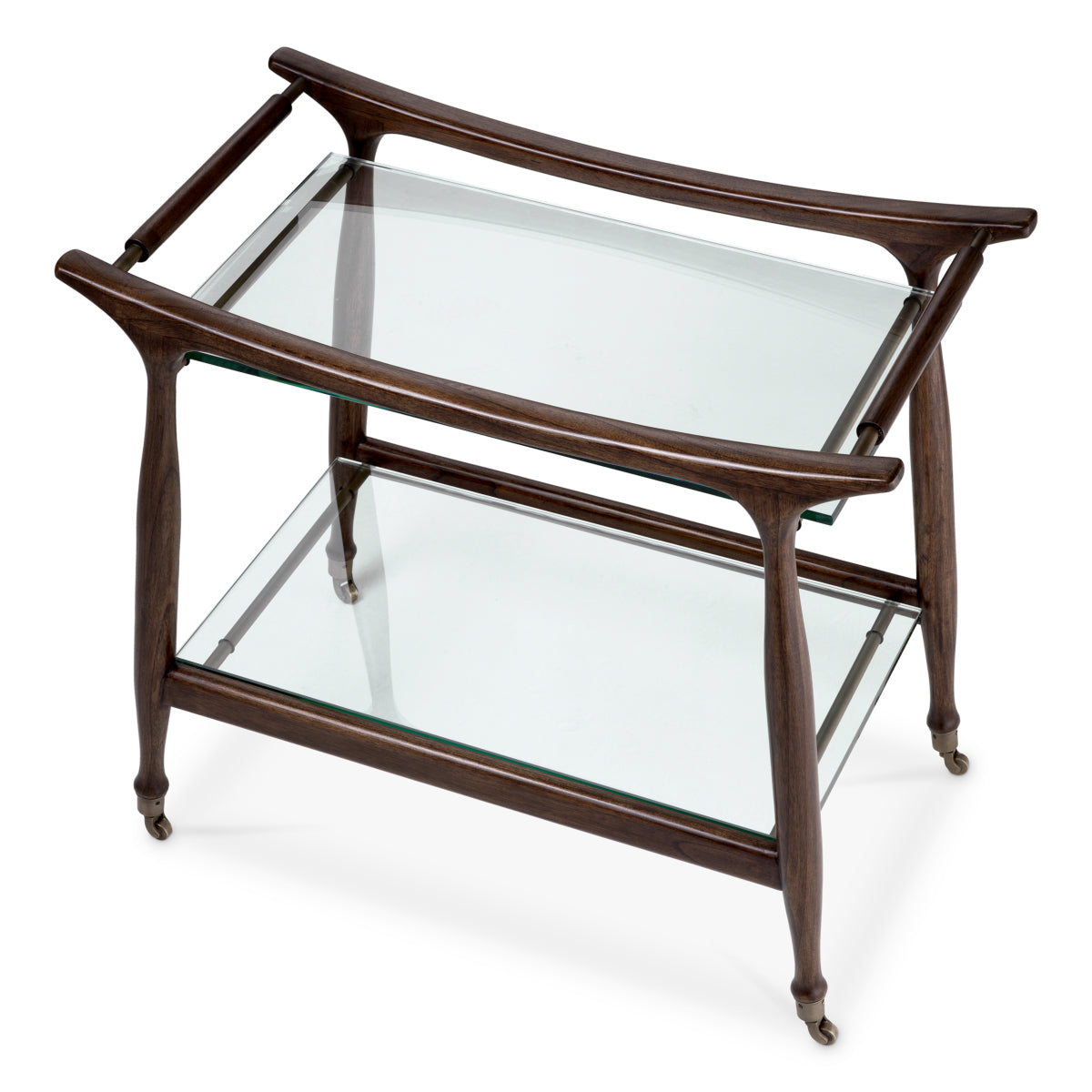 Brown Wooden Trolley Manzo | Eichholtz Miami