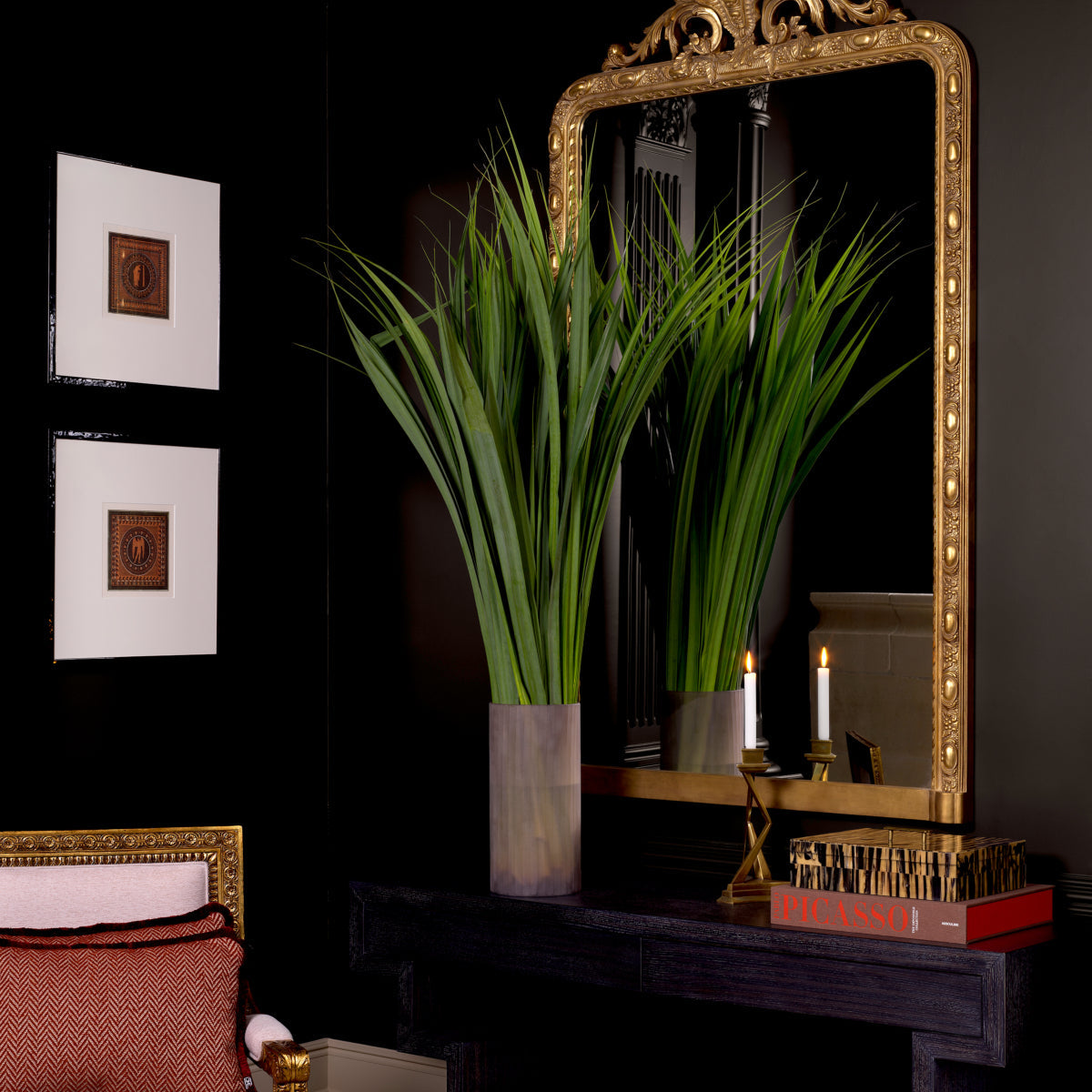 Antique Gold Mahogany Mirror Ludovico | Eichholtz Miami