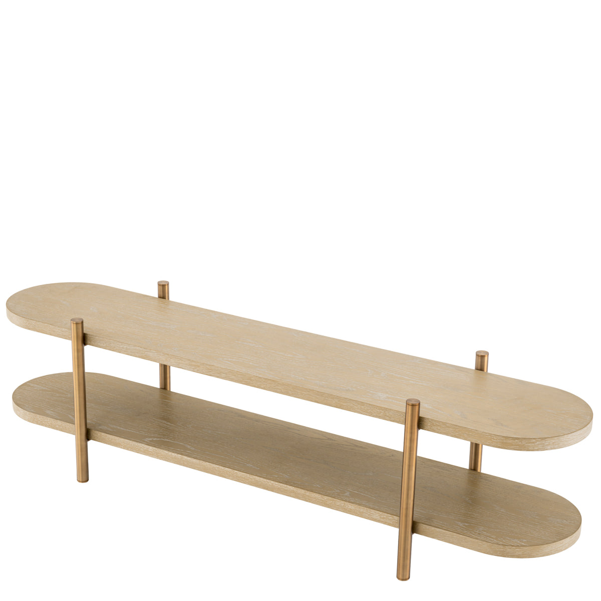 Washed Oak Shelf Cabinet Scario | Eichholtz Miami