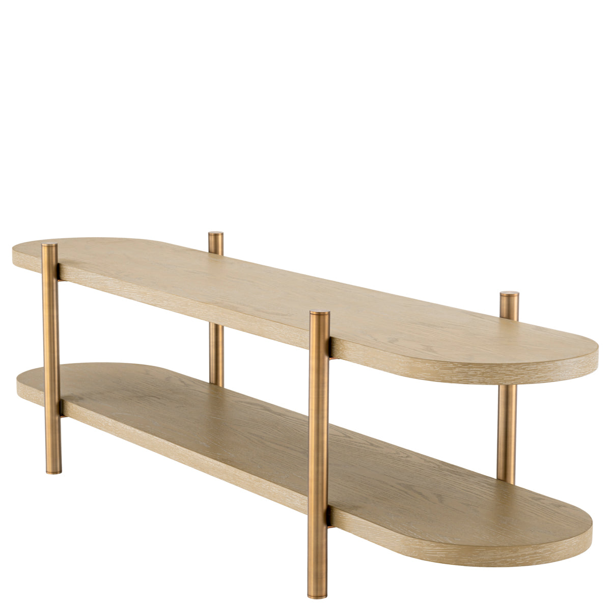 Washed Oak Shelf Cabinet Scario | Eichholtz Miami