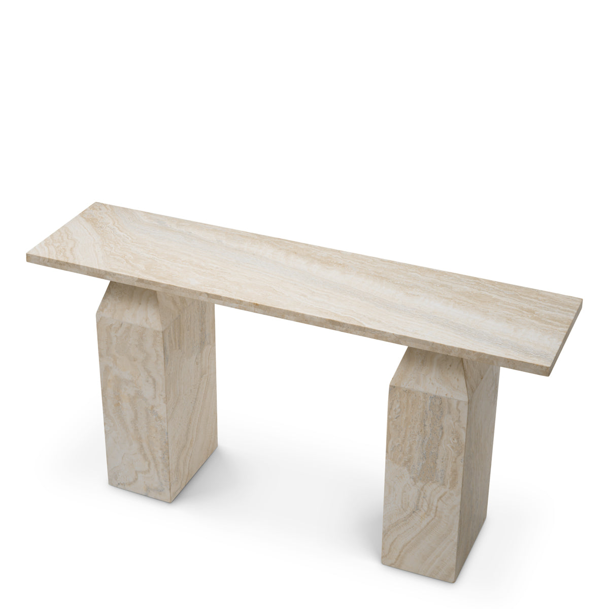 Rectangular Travertine Console Table Tarragona | Eichholtz Miami