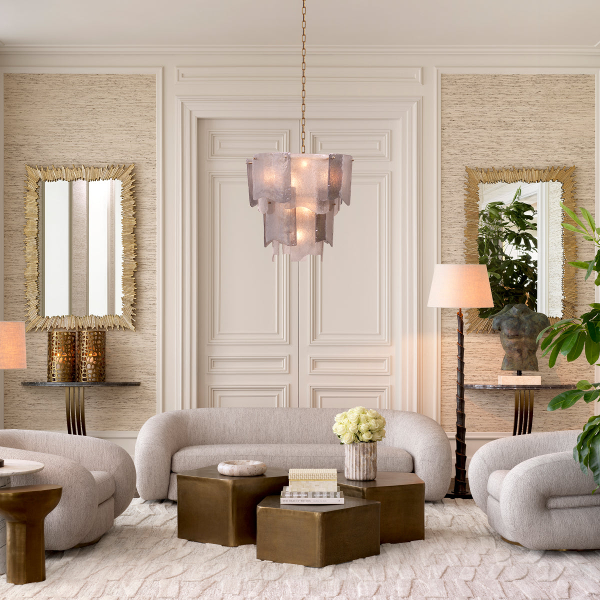 Beige Wool Carpet Sestri | Eichholtz Miami