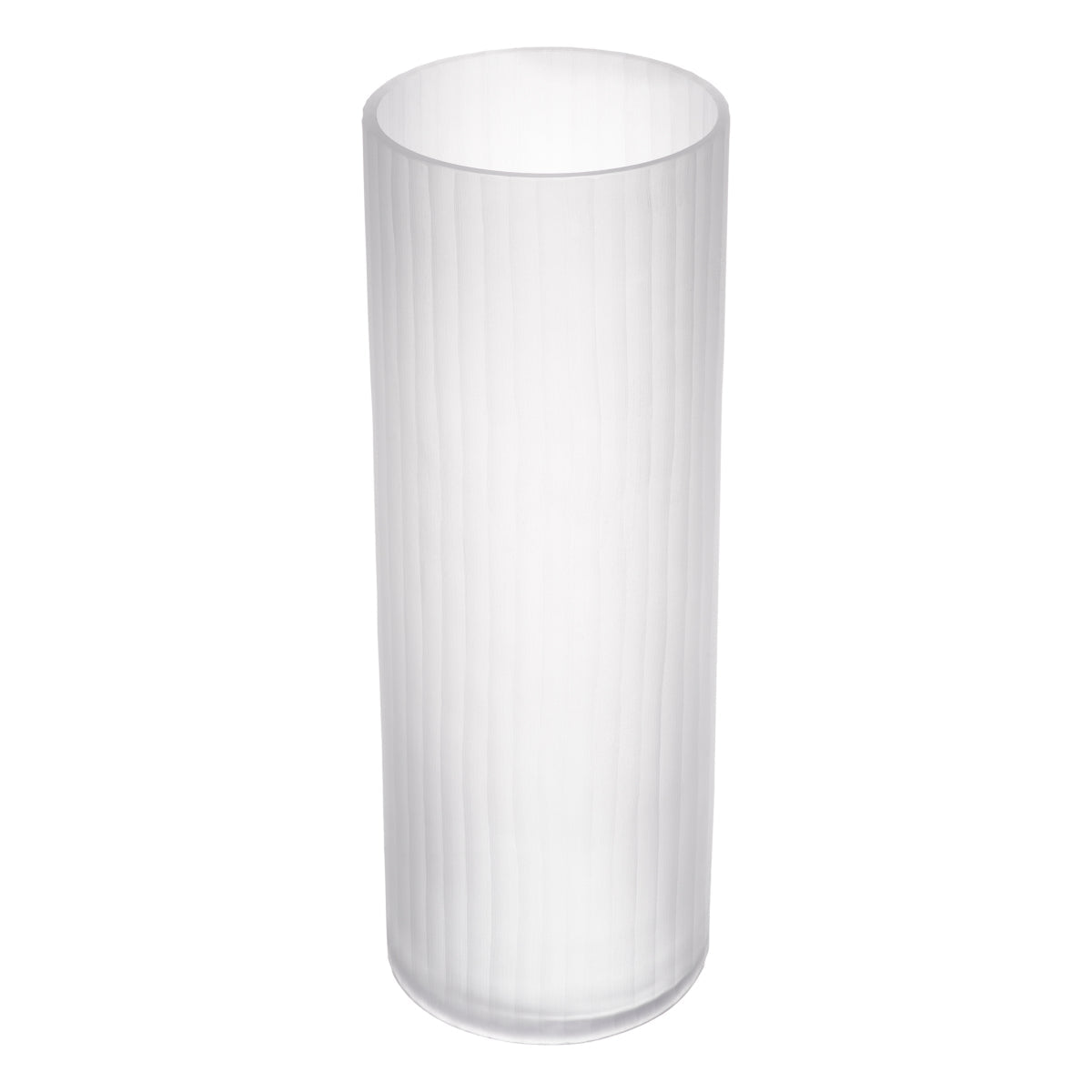 White Frosted Glass Vase Haight | Eichholtz Miami