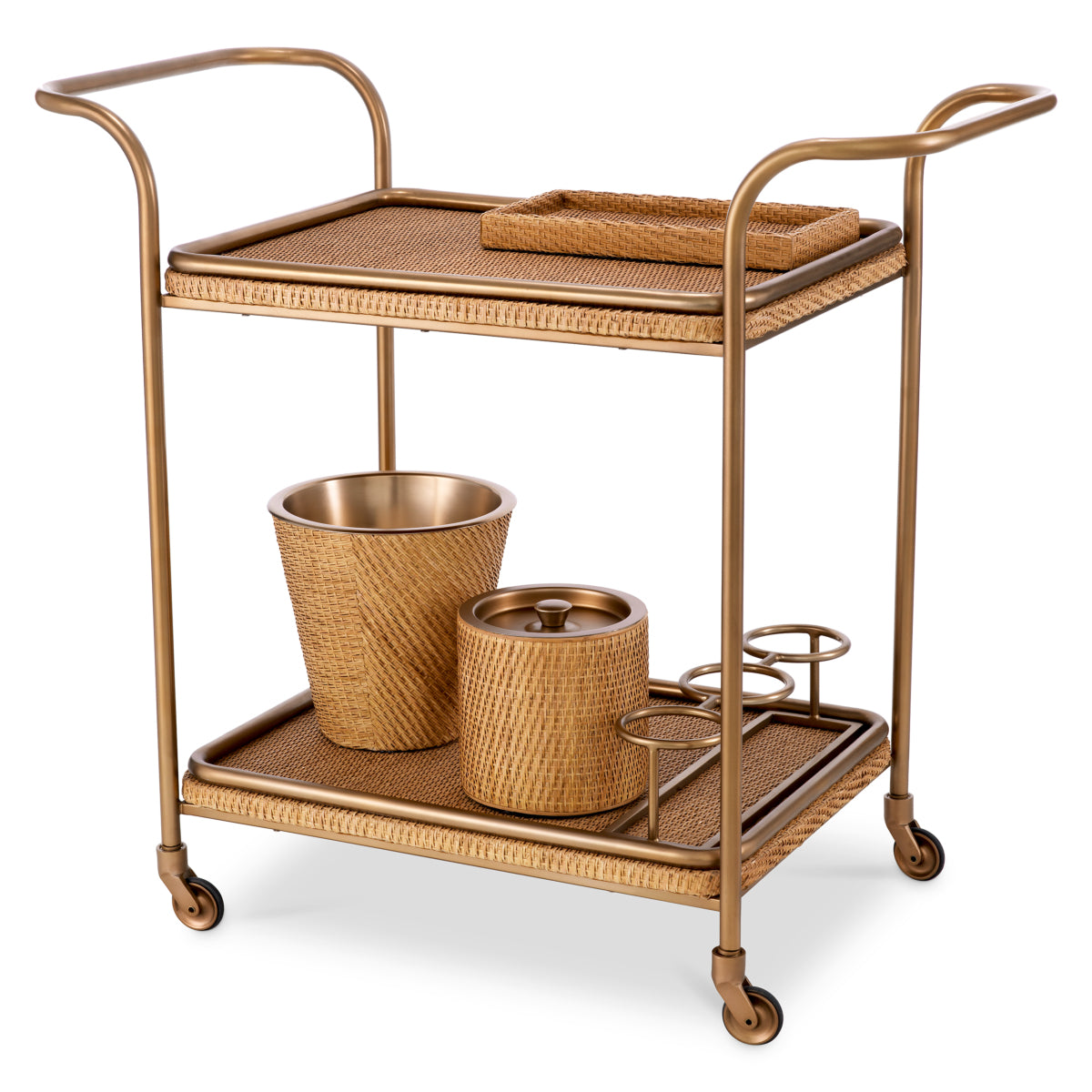 Natural Rattan Trolley Pescara | Eichholtz Miami