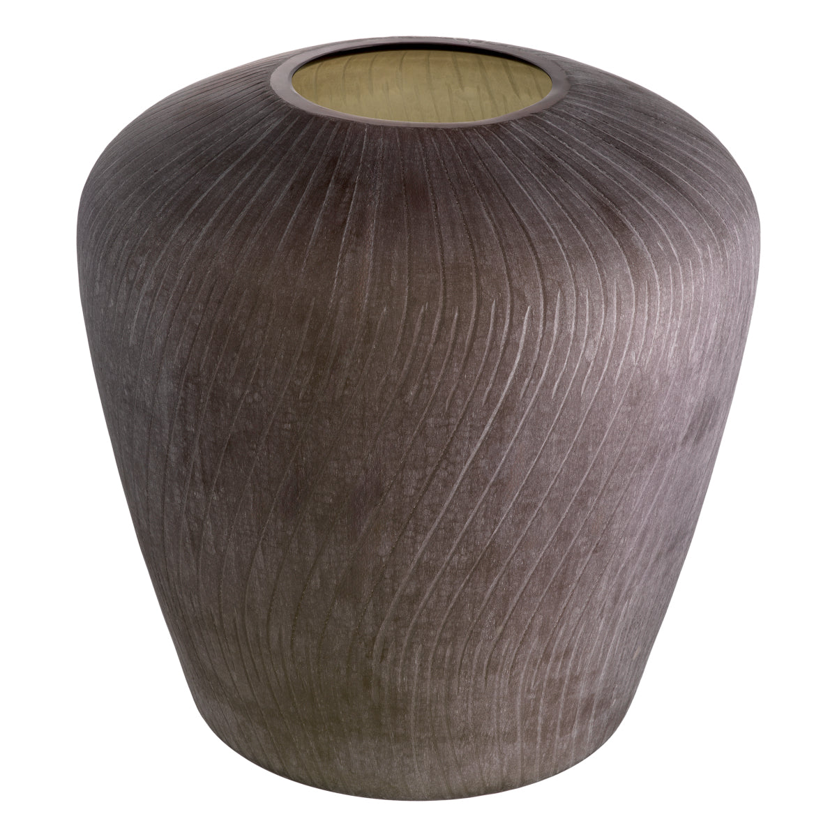 Brown Glass Vase Bayly | Eichholtz Miami