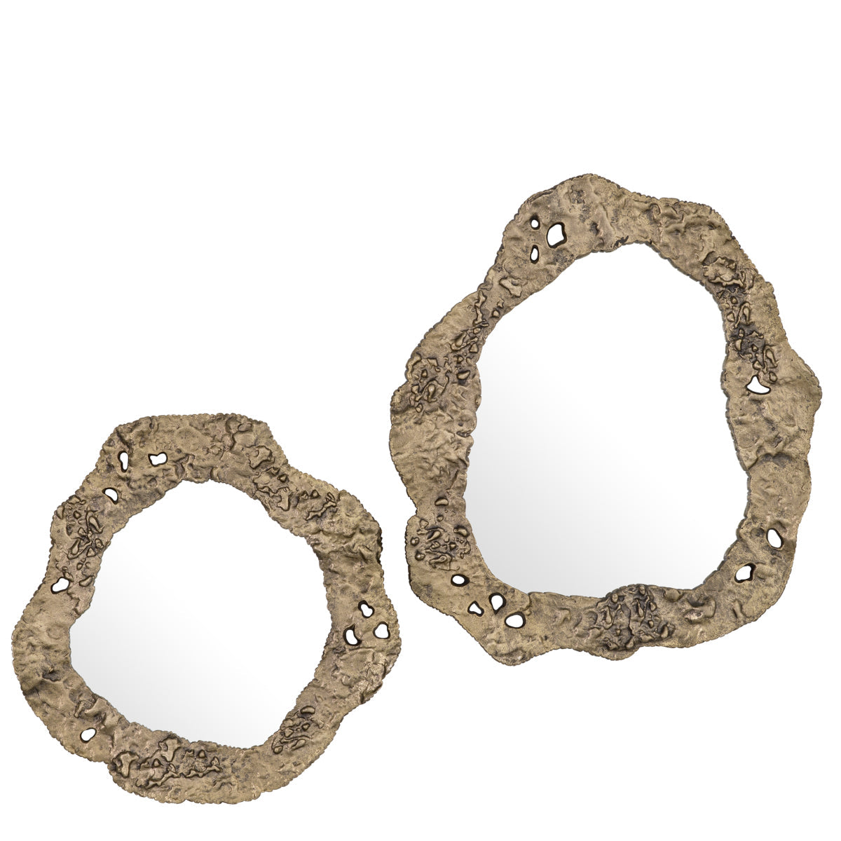 Organic-Shaped Mirrors (2) Foggia | Eichholtz Miami