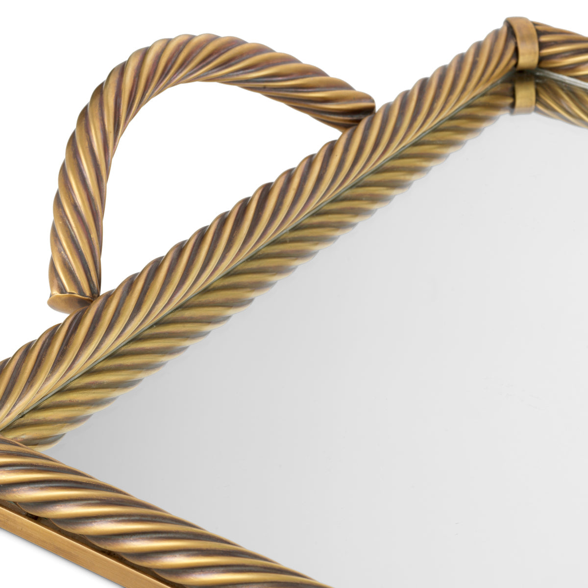 Vintage Brass Rectangular Tray Salvi | Eichholtz Miami