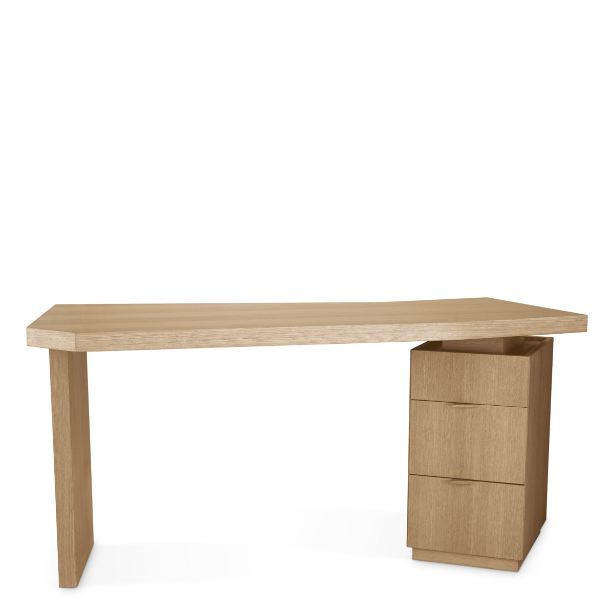 Natural Oak 3-Drawer Desk Sarah | Eichholtz Miami