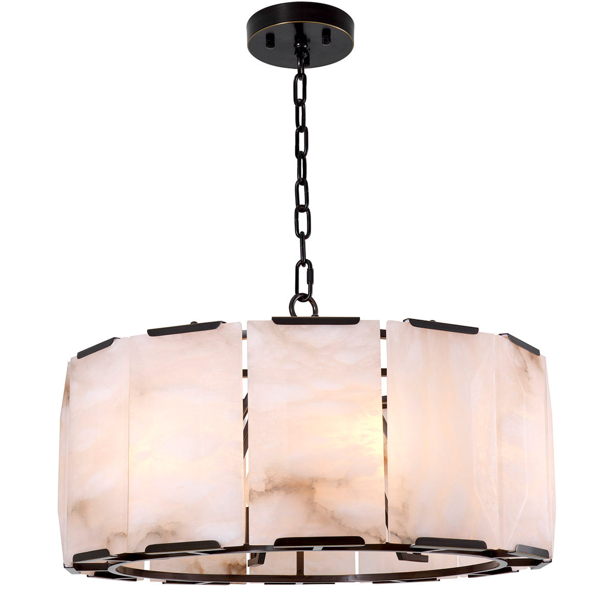 Alabaster Panels Chandelier Ortiz | Eichholtz Miami