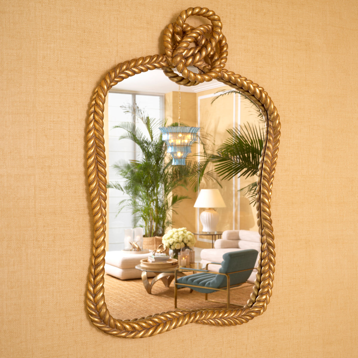 Antique Gold Wall Mirror Vincenso | Eichholtz Miami