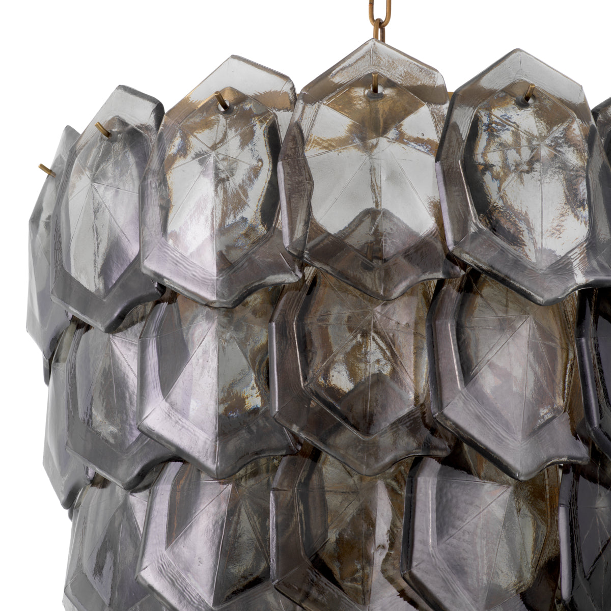 Layered Glass Chandelier Elias | Eichholtz Miami