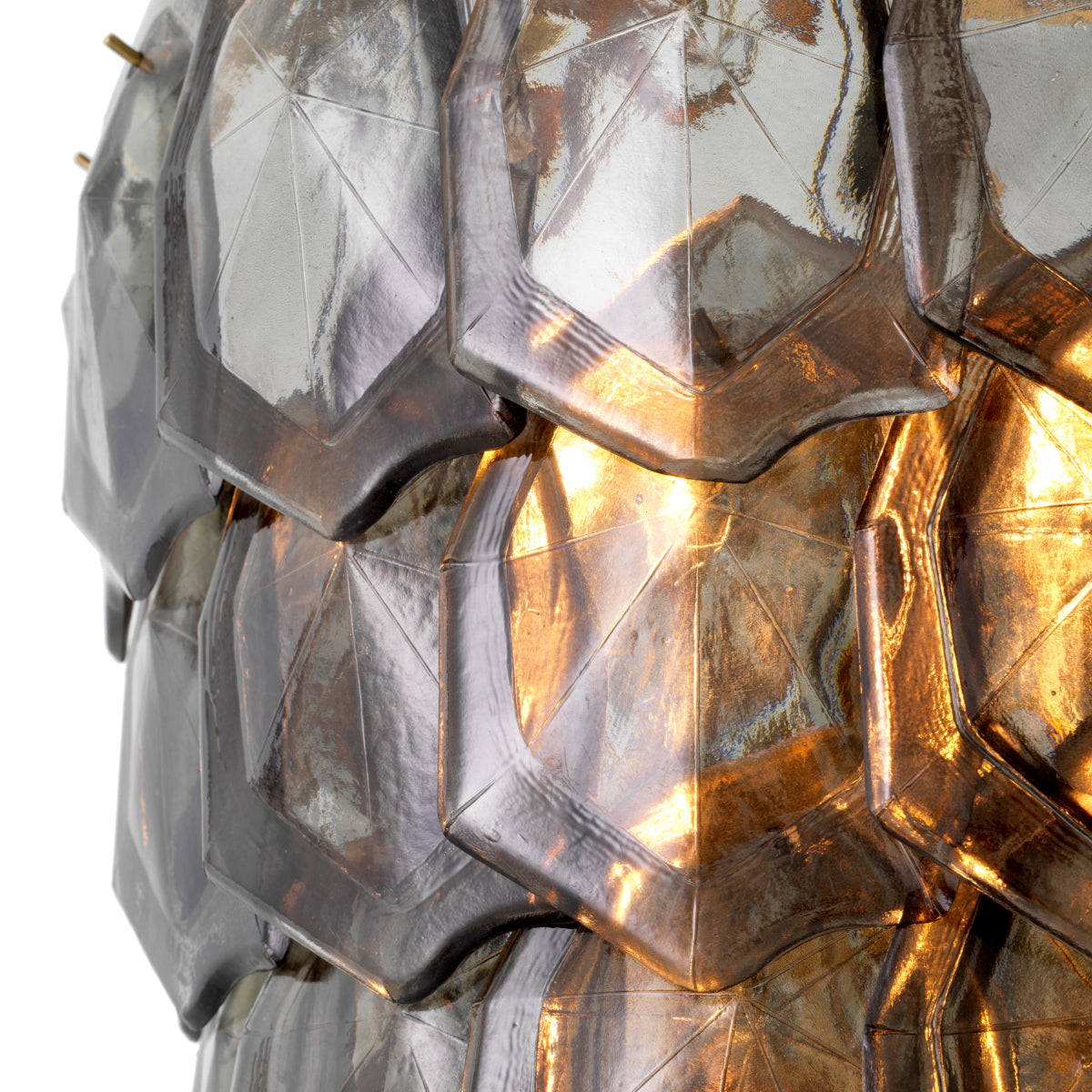 Layered Glass Chandelier Elias | Eichholtz Miami