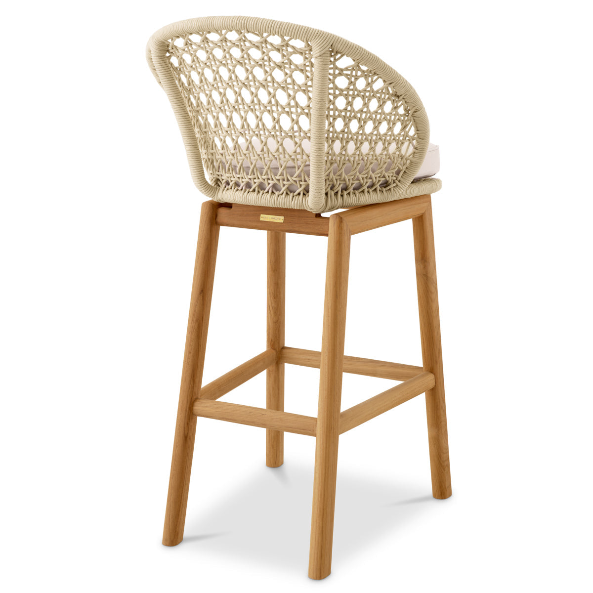 Weave Outdoor Bar Stool Trinity | Eichholtz Miami