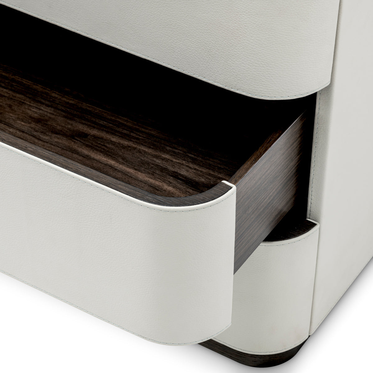 Gray Leather Rotating Desk Numana | Eichholtz Miami