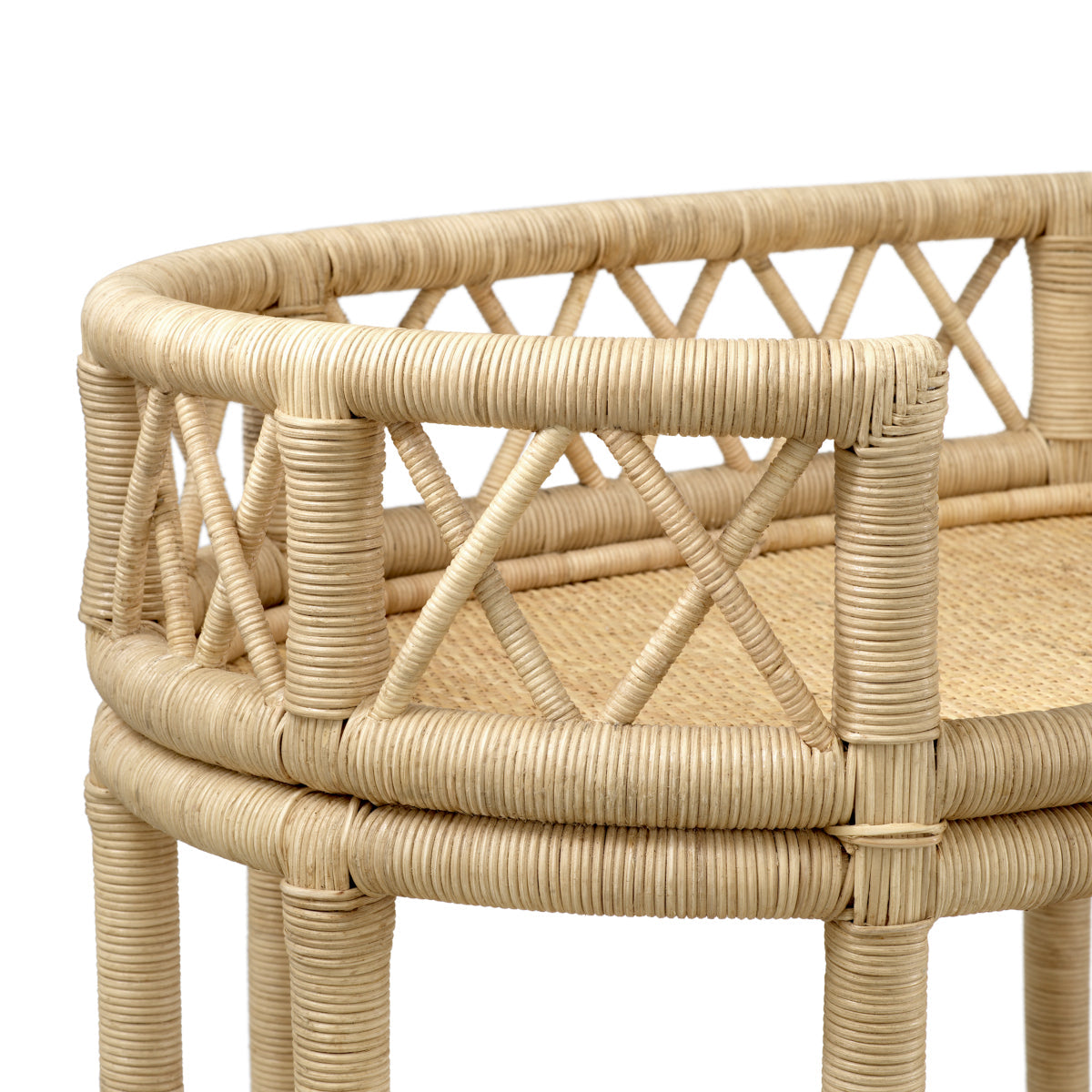 Natural Rattan Trolley Dorini | Eichholtz Miami