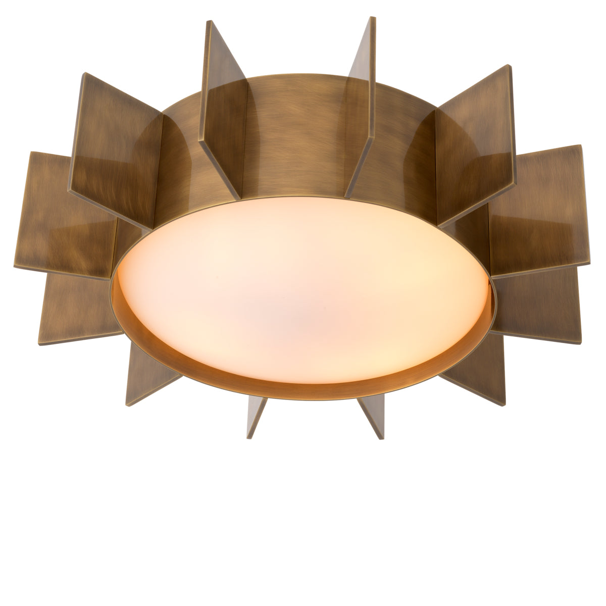 Glass Vintage Ceiling Lamp Mario | Eichholtz Miami