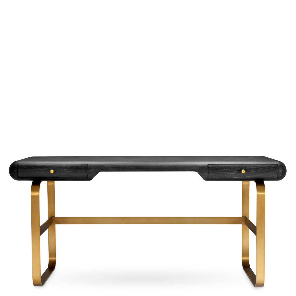 Gray Oak 2-Drawer Desk Nathaniel | Eichholtz Miami